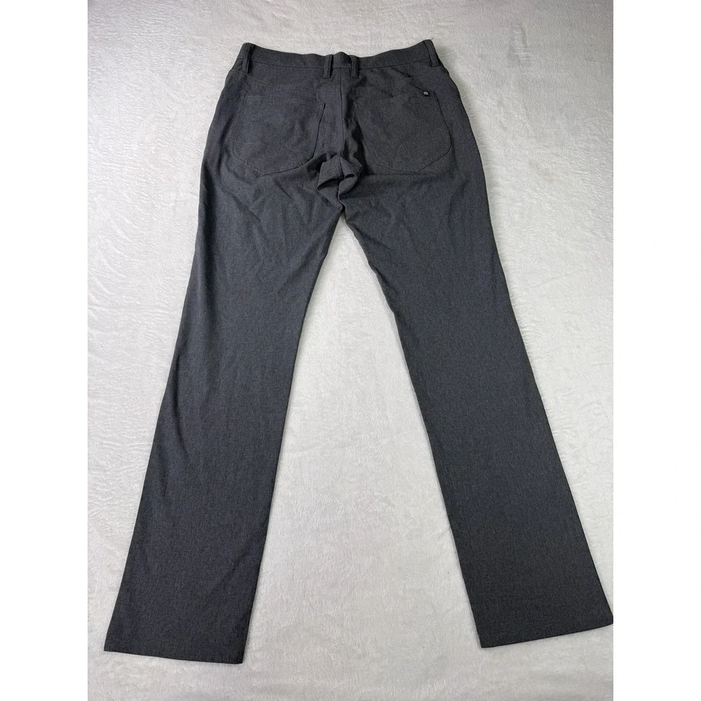 Travis Mathew Golf Pants Men 30X32 Gray Open To Close 2.0‎ Performance 5 pocket